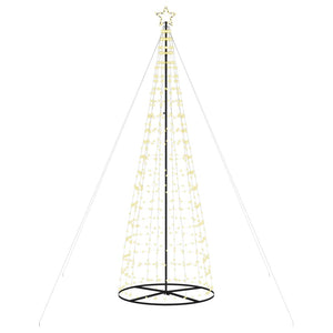 Albero di Natale a LED 570 LED Bianco Caldo 300 cm 358127