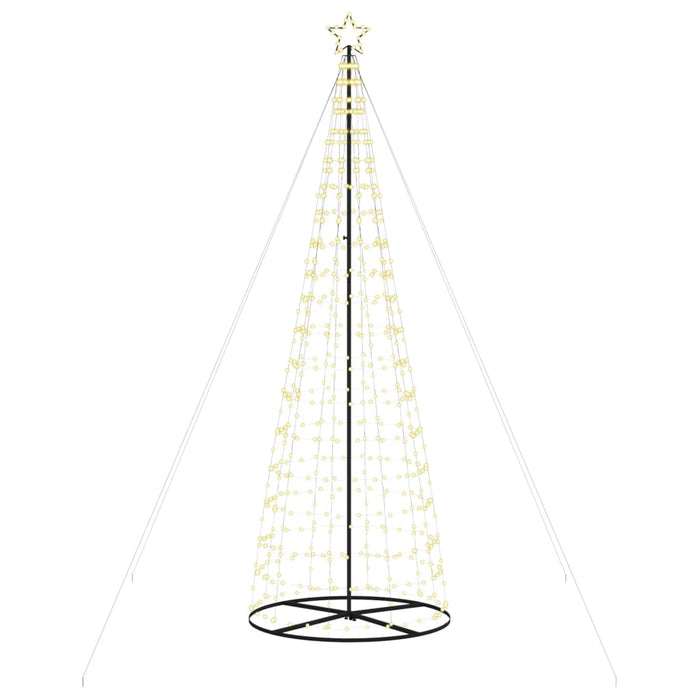 Albero di Natale a LED 570 LED Bianco Caldo 300 cm 358127