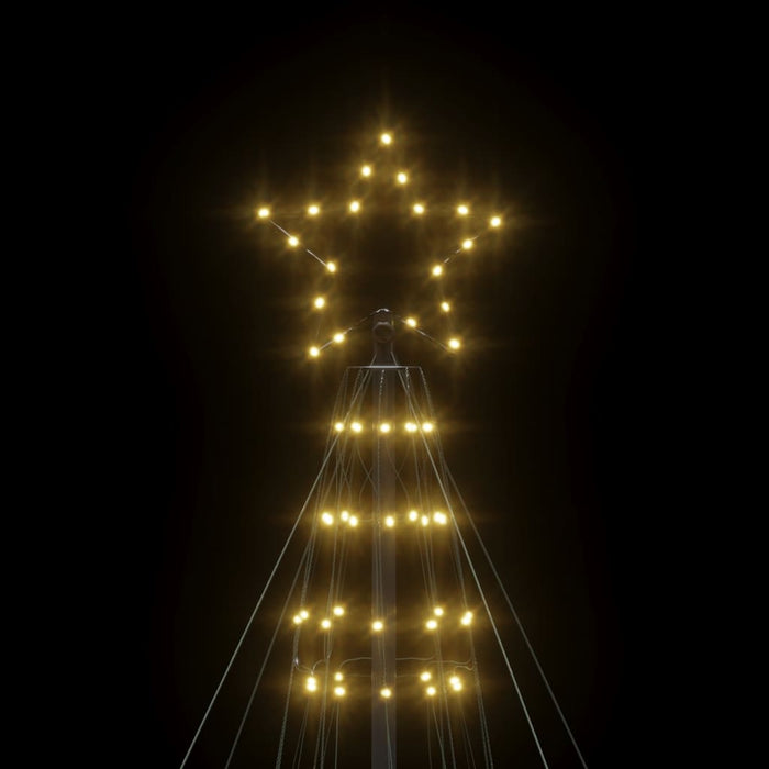 Albero di Natale a LED 570 LED Bianco Caldo 300 cm 358127