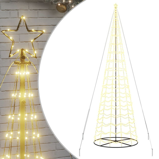 Albero di Natale a LED 1554 LED Bianco Caldo 500 cm 358128