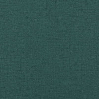 Poltrona Reclinabile Massaggio Poggiapiedi Verde Scuro Tessuto 356617