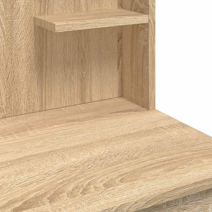 Toeletta con Luci LED Rovere Sonoma 96x40x142 cm 837894