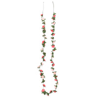 Ghirlande Fiori Artificiali Natale 6 pz Rosa Primavera 250 cm 359038