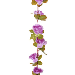 Ghirlande Fiori Artificiali Natale 6 pz Viola Chiaro 250 cm 359043