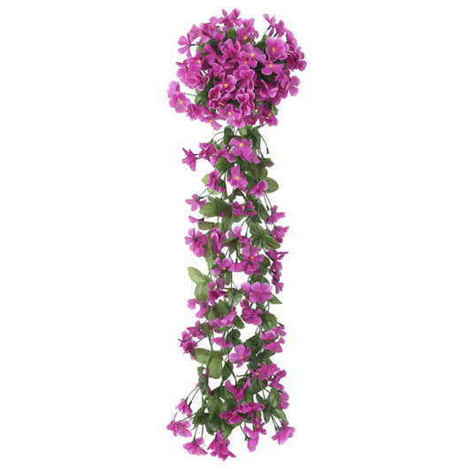 Ghirlande Fiori Artificiali Natale 3 pz Viola Chiaro 85 cm 359050