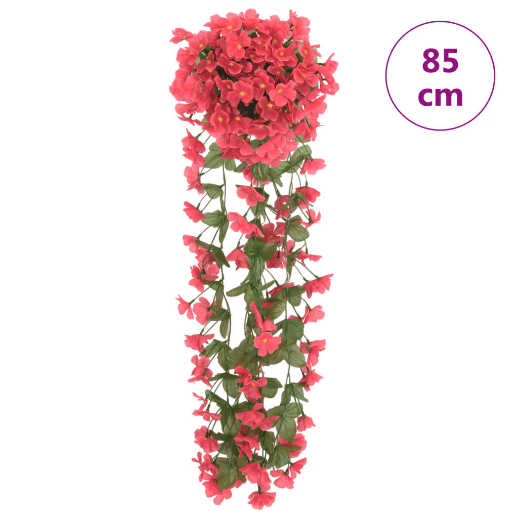 Ghirlande Fiori Artificiali Natale 3 pz Rosa 85 cm 359051