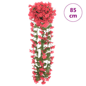 Ghirlande Fiori Artificiali Natale 3 pz Rosa 85 cm 359051