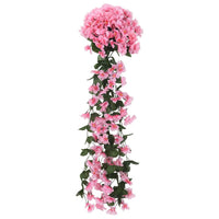 Ghirlande Fiori Artificiali Natale 3 pz Rosa 85 cm 359052