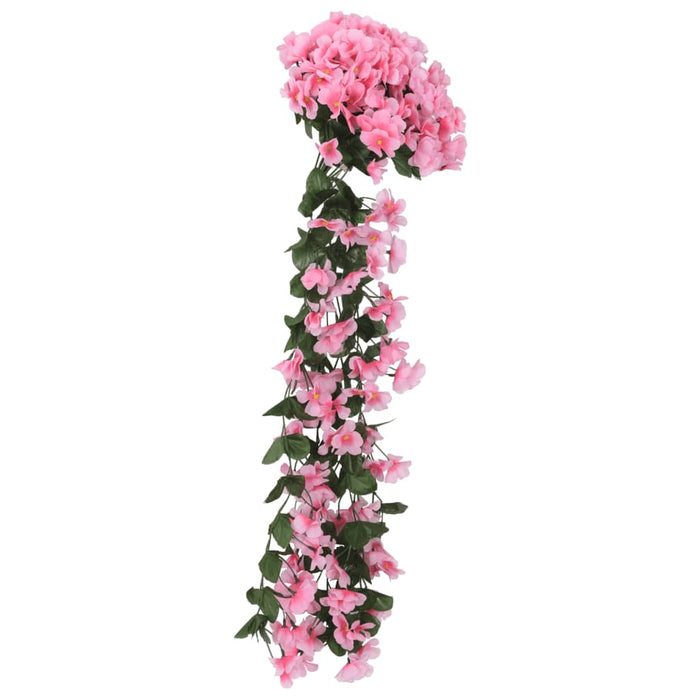 Ghirlande Fiori Artificiali Natale 3 pz Rosa 85 cm 359052
