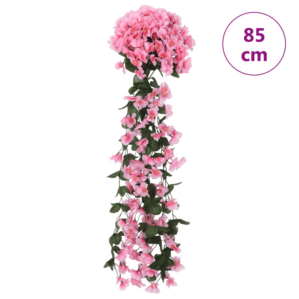 Ghirlande Fiori Artificiali Natale 3 pz Rosa 85 cm 359052