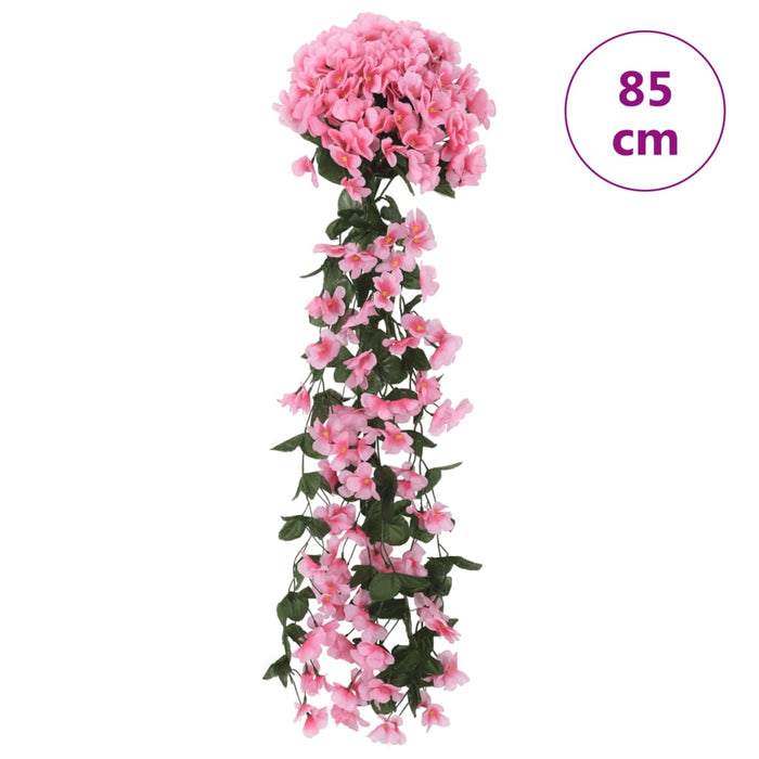 Ghirlande Fiori Artificiali Natale 3 pz Rosa 85 cm 359052