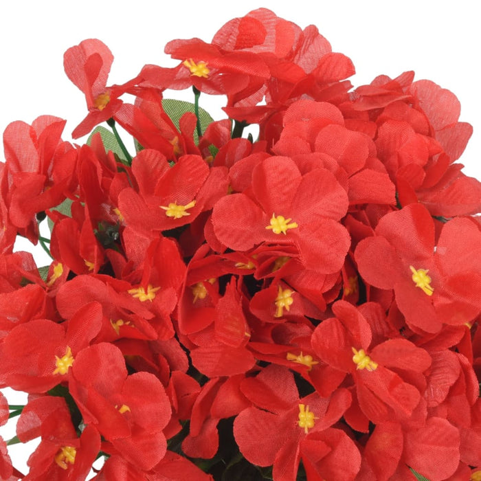 Ghirlande Fiori Artificiali Natale 3 pz Rosso 85 cm 359053