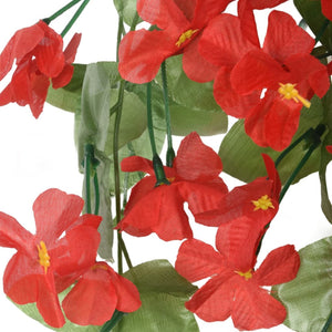 Ghirlande Fiori Artificiali Natale 3 pz Rosso 85 cm 359053