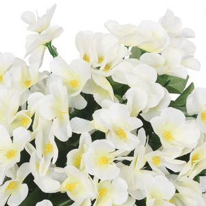Ghirlande Fiori Artificiali Natale 3 pz Bianco 85 cm 359054
