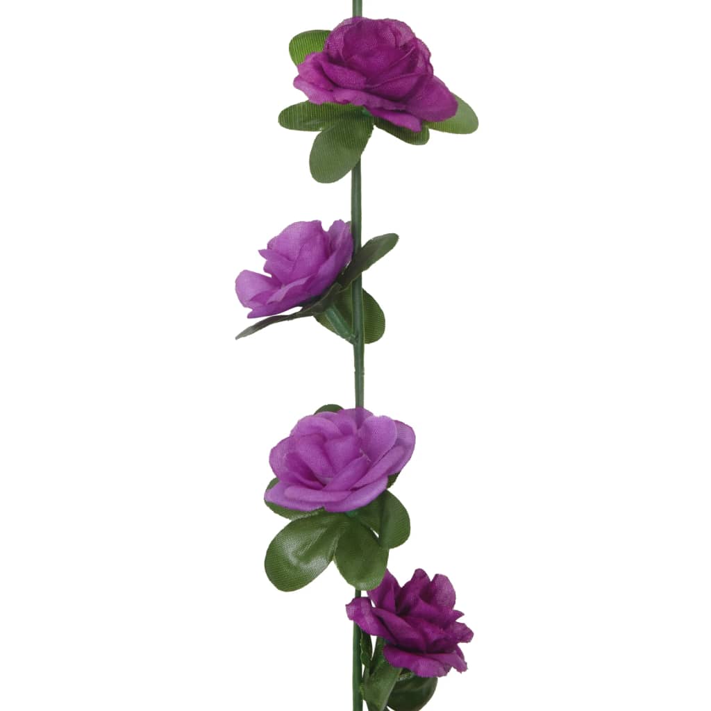 Ghirlande Fiori Artificiali Natale 6 pz Viola Chiaro 240 cm 359066