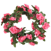 Ghirlande Fiori Artificiali 6 pz Rosso Rosa 240cmcod mxl 106727