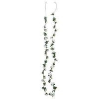 Ghirlande Fiori Artificiali Natale 6 pz Bianco 240 cm 359070