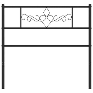 Testiera in Metallo Nero 75 cm 355293