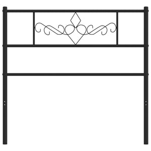 Testiera in Metallo-Testiera in Ferro-Testata Nero 90 cm 634360