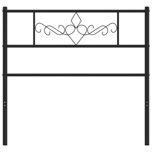 Testiera in Metallo Nero 100 cm 355296