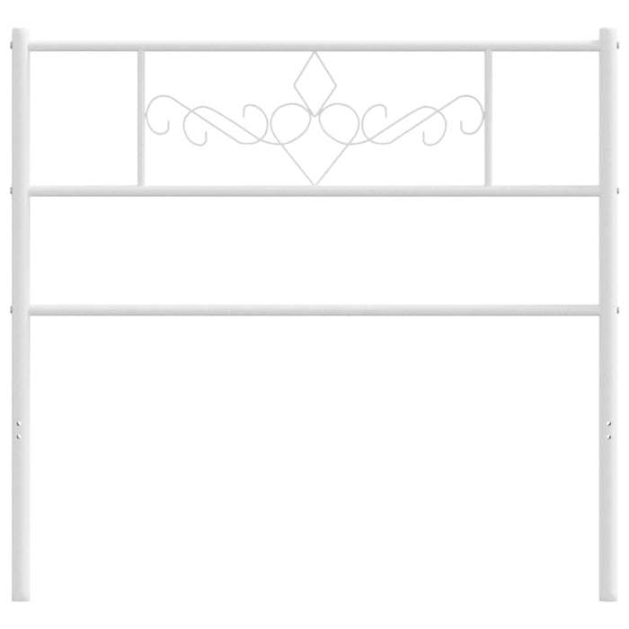 Testiera in Metallo Bianco 100 cm 355345