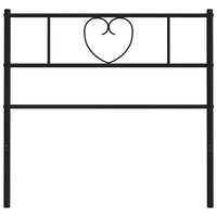 Testiera in Metallo Nero 100 cm 355492