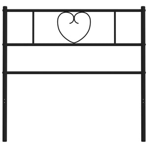 Testiera in Metallo Nero 100 cm 355492