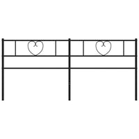 Testiera in Metallo Nero 193 cm 355500