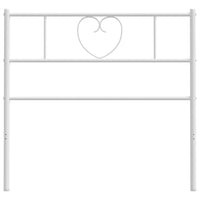 Testiera in Metallo Bianco 75 cm 355538