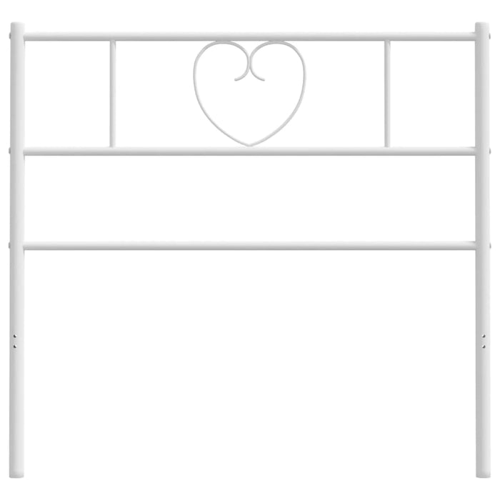 Testiera in Metallo Bianco 75 cm 355538