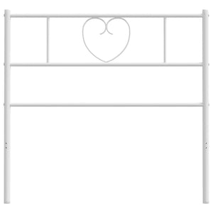 Testiera in Metallo Bianco 75 cm 355538