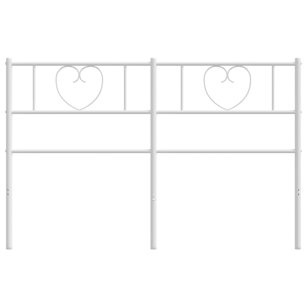 Testiera in Metallo Bianco 150 cm 355546