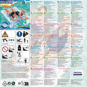 Bestway Materasso Matrimoniale Gonfiabile da Piscina 43055 3202410