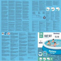 Bestway Piscina Gonfiabile Rotonda Fast Set 366x76 cm 57273 3202417