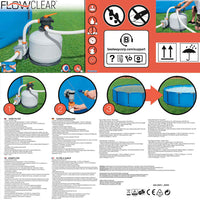 Bestway Pompa con Filtro a Sabbia Flowclear 11355 L/h 3202465