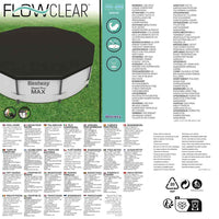 Bestway Copertura per Piscina Flowclear 305 cm 3202466