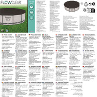 Bestway Copertura per Piscina Flowclear 366 cm 3202467