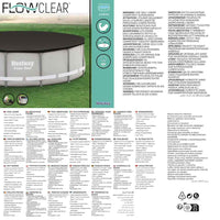 Bestway Copertura per Piscina Flowclear 427 cm 3202468