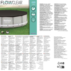 Bestway Copertura per Piscina Flowclear 427 cm 3202468