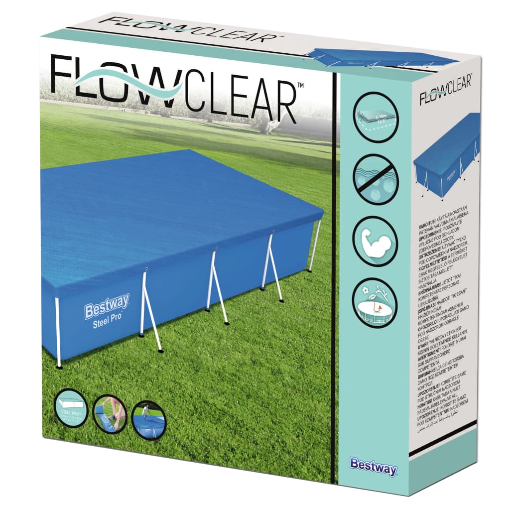 Bestway Copertura per Piscina Flowclear 400x211 cm 3202473