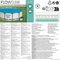 Bestway Copertura Solare per Piscina Flowclear 427 cm 3202481