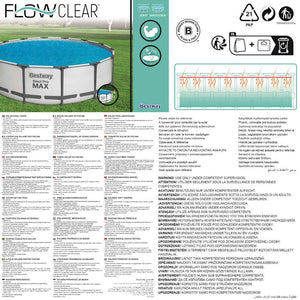 Bestway Copertura Solare per Piscina Flowclear 427 cm 3202481