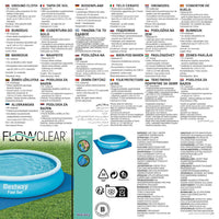 Bestway Telo Base Piscina Flowclear 396x396 cm 3202485