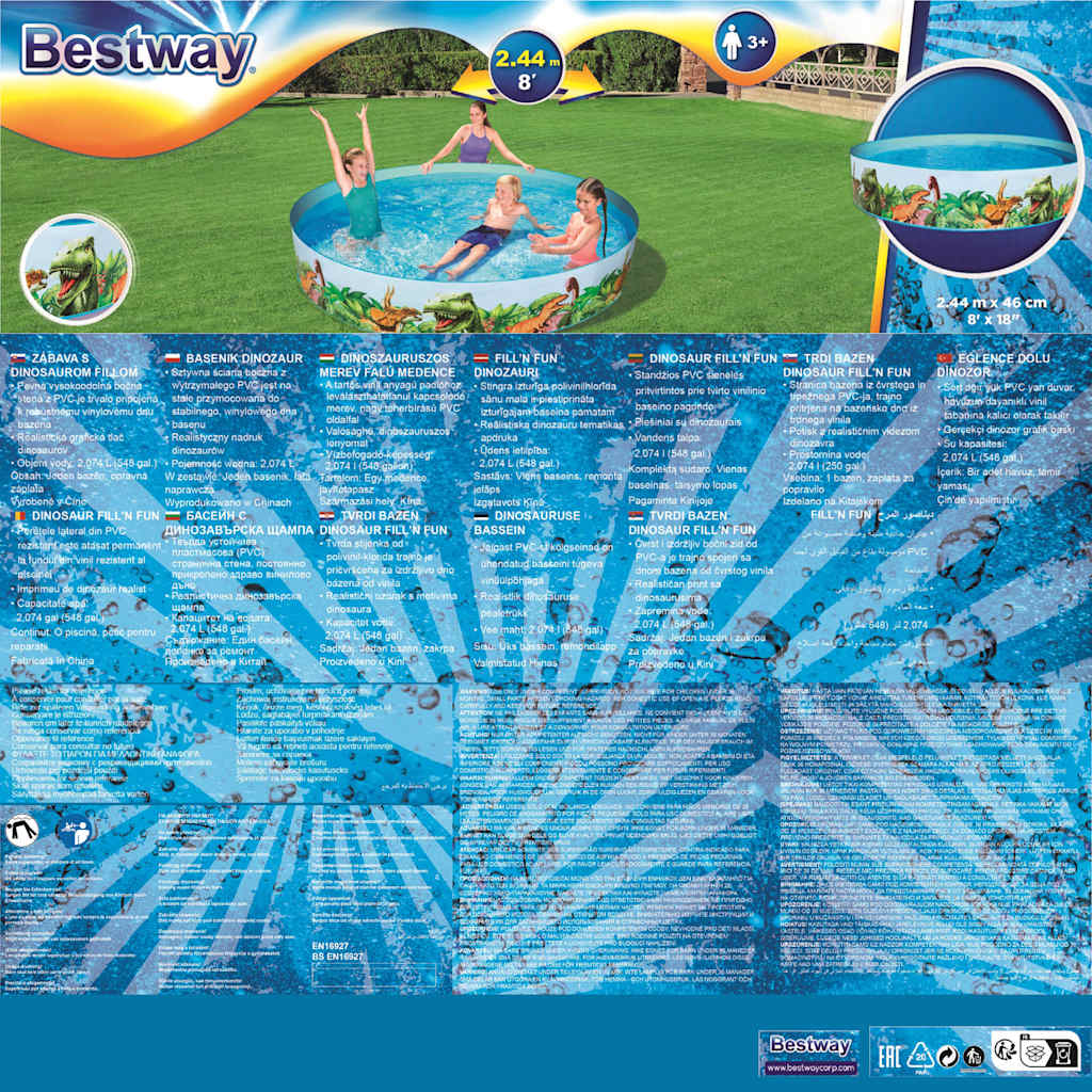 Bestway Piscina Dinosaur Fill'N Fun 3202499