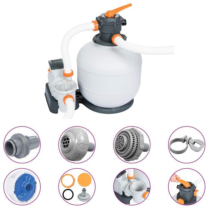 Bestway Pompa con Filtro a Sabbia Flowclear 8327 L/h 3202506