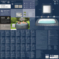 Bestway Lay-Z-Spa Vasca Idromassaggio Gonfiabile Hawaii HydroJet Pro 3202511