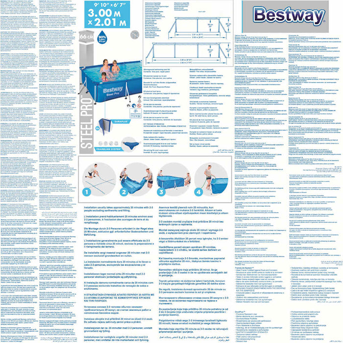 Bestway Piscina Steel Pro 300x201x66 cm 3202520