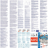 Bestway Set Piscina Rotonda Steel Pro MAX 457x122 cm 3202523