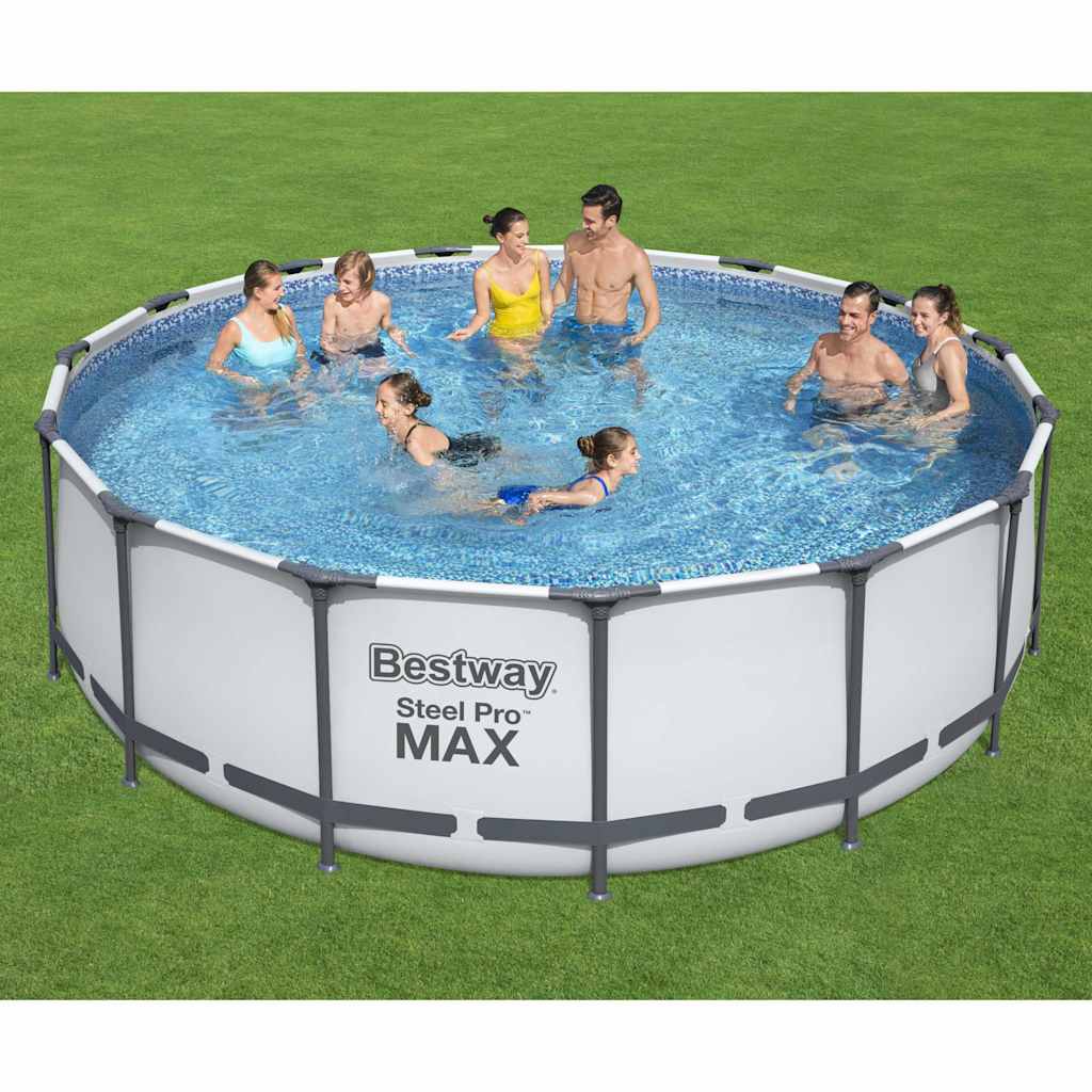 Bestway Set Piscina Rotonda Steel Pro MAX 457x122 cm 3202523