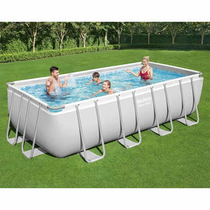 Bestway Set Piscina Power Steel Rettangolare 488x244x122 cmcod mxl 69862